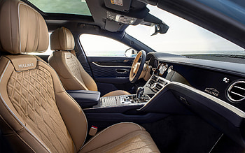2022, Bentley Flying Spur Mulliner, interior, interior view, dashboard, Flying Spur Mulliner interior, British cars, Bentley HD wallpaper