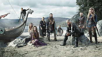 Vikings Valhala, boat, valhala, vikings, beach HD wallpaper