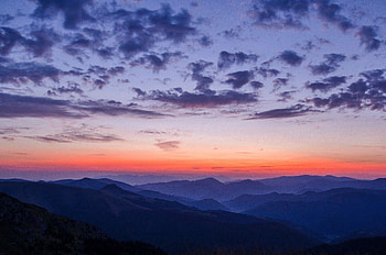 Nature, Sky, Mountains, Clouds, Horizon HD wallpaper