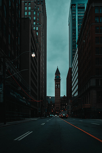 Cities, City, Road, Tower, Chapel HD phone wallpaper