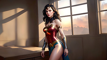 Wonder Woman Hope Cape, wonder-woman, superheroes, ai, artwork, digital-art, deviantart HD wallpaper