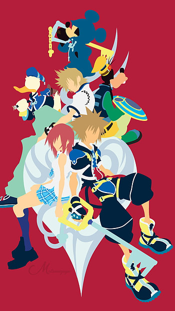 Kingdom fighter, kingdom heart, fighter, key HD phone wallpaper