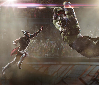 Thor: Ragnarok, Movie, Chris Hemsworth, Hulk, Mark Ruffalo, Bruce Banner, Thor HD wallpaper