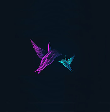 Dolphin, flight, fantasy, illustration, minimal HD phone wallpaper
