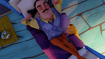Hello Neighbor 2, Dynamic Pixels artwork, Stunning visuals, Captivating design HD wallpaper