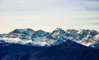 Glacier, mountains, snow mountains, nature HD wallpaper