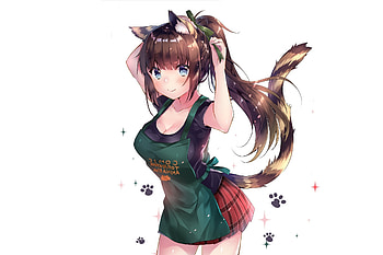 Hot, original, anime, elf girl HD wallpaper