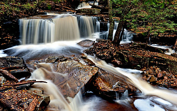 Landscape, Nature, Waterfalls HD wallpaper