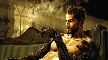 Deus Ex Manking Divided Smoking And Chill , deus-ex-mankind-divided, games, pc-games, xbox-games, ps-games HD wallpaper