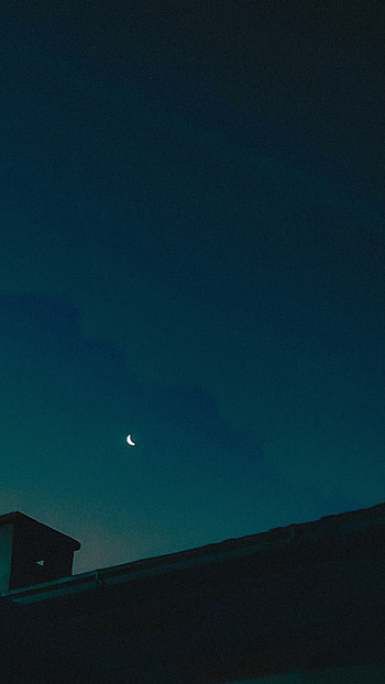 Lua, preto, ceu, frio, nuvem, branco, vintage, cor, estetica, cinza, quente HD phone wallpaper