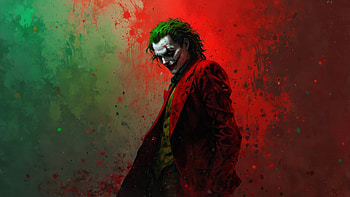 Finest Joker, joker, supervillain, superheroes, artwork, art, digital-art, ai HD wallpaper