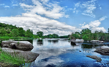Nature, Water, Rivers, Stones, Source, Signature HD wallpaper