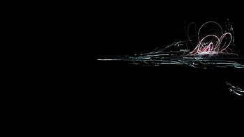 Preview glow, black, white, smoke HD wallpaper