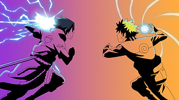 Fight Sasuke and Naruto, fight, Naruto Uzumaki, Sasuke Uchiha, Anime, Naruto, Naruto & Sasuke HD wallpaper