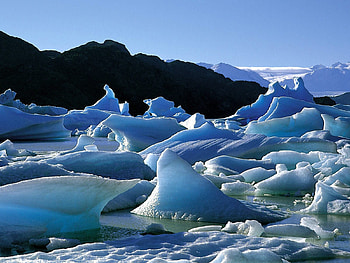 icebergs, frozen, graphy, water, chile HD wallpaper
