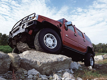 Cruising In A Hummer H2, hummer, cars HD wallpaper
