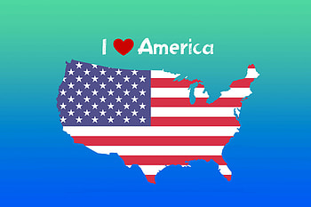 I love the USA, Flag , Michelle Peltier HD wallpaper