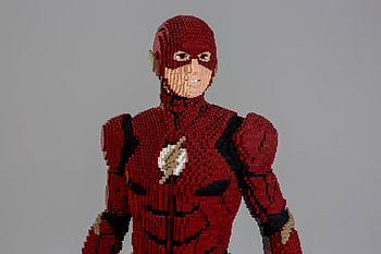 Flash Lego, flash, lego, superheroes HD wallpaper