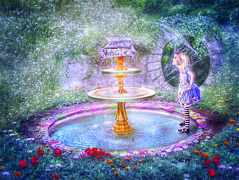 what now?, girl, flowers, fantasy, art HD wallpaper