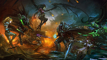 Games, Warcraft, Starcraft HD wallpaper