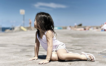 Summer, Miscellanea, Miscellaneous, Stroll, Child HD wallpaper