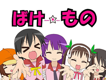 Bakemonogatari Lucky Star Crossover, kanbaru suruga, lucky star, hachikuji mayoi, crossover, sengoku nadeko, senjougahara hitagi, parody, bakmonogatari, anime, hanekawa tsubasa HD wallpaper