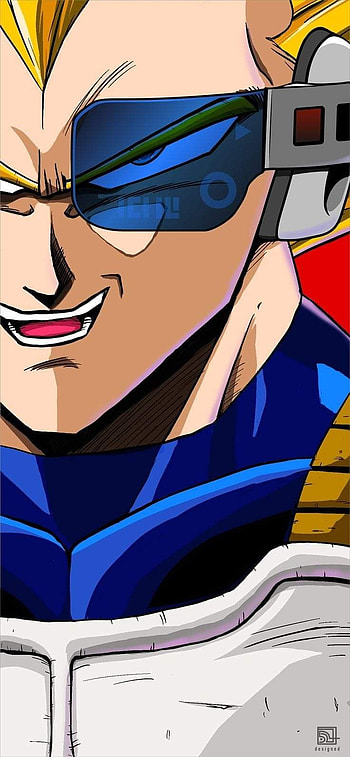 Vegeta, electric blue, art HD phone wallpaper