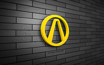 Borderlands 3 3D logo, , gray brickwall, creative, games brands, Borderlands 3 logo, 3D art, Borderlands 3 HD wallpaper