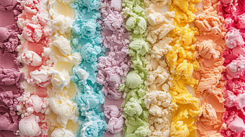 Colorful Gelato Assortment, food, gelato, ice cream, colorful, dessert HD wallpaper