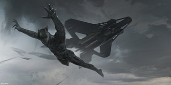 Black Panther Marvel Art, black-panther, superheroes, artist, artwork, digital-art HD wallpaper