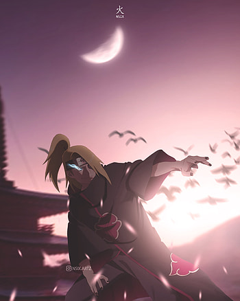 Deidara, naruto, sky, naruto , pain, akatsuki , deidara , itachi, akatsuki, yahiko HD phone wallpaper