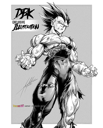 Vegeta, art, cartoon, anime HD phone wallpaper