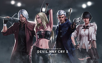 Devil May Cry 5 Old Members , devil-may-cry-5, 2019-games, games HD wallpaper