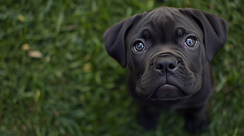 Black Cane Corso Puppy — Quad, Cane Corso, black, puppy HD wallpaper