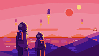 Astronaut Landscape , astronaut, artist, artwork, digital-art HD wallpaper