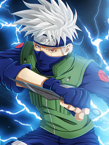 Kakashi, Anime hero, Sharingan powers, Shinobi village HD phone wallpaper