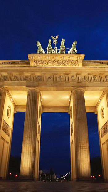 Brandenburg Gate, Berlin City Night, Sarah Walker HD phone wallpaper