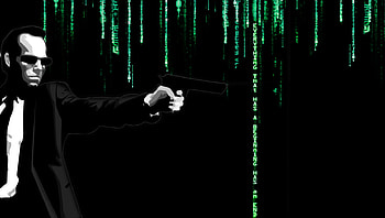 agent_smith, matirx, 3d, agent smith, green, pg HD wallpaper