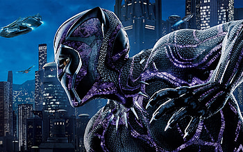 movie , Marvel's black panther, Action-packed film, Cinematic excellence HD wallpaper