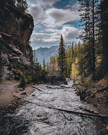 Landscape, Nature, Rivers, Mountains, Rocks, Creek, Brook HD phone wallpaper