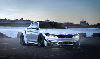 M4, Bmw, Tuning, Cars, Side View, Marauder HD wallpaper