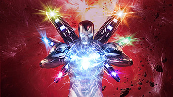 Avengers Endgame New Infinity Gauntlet Suit, avengers-endgame, iron-man, superheroes, 2019-movies, movies, behance HD wallpaper