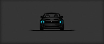 Ford Mustang Minimalistic Dark, ford-mustang, minimalism, minimalist, artist, artwork, digital-art, dark HD wallpaper