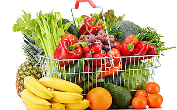 Basket, Vegetables HD wallpaper