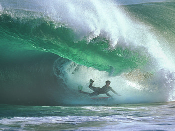 Sports, Serfing, Guy, Wave, Under Water, Underwater HD wallpaper