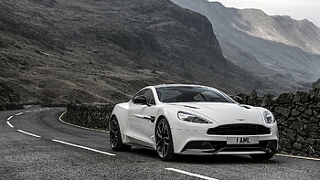 Aston Martin, Vanquish Carbon White Edition, Luxury car , Exquisite design HD wallpaper