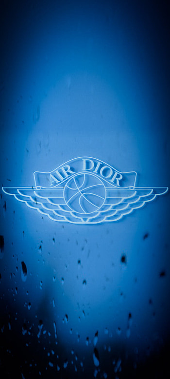 Air Jordan Dior, Blue, shoes HD phone wallpaper