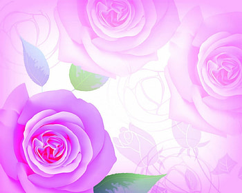 Floral art, rose, flowers, design, art HD wallpaper