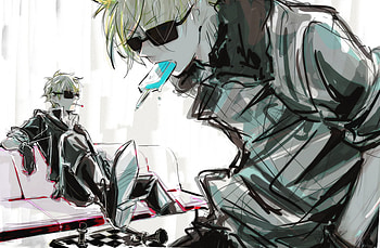 Pops and Cigs, blue, dance, uk, cigarettes, alfred f jones, usa, england, axix powers, hetalia, popsicle, america, arthur kirkland HD wallpaper