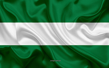 Flag of Santa Cruz de la Sierra, , silk texture, Santa Cruz de la Sierra, Bolivian city, Santa Cruz de la Sierra flag, Bolivia HD wallpaper
